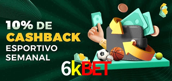 10% de bônus de cashback na 6kbet
